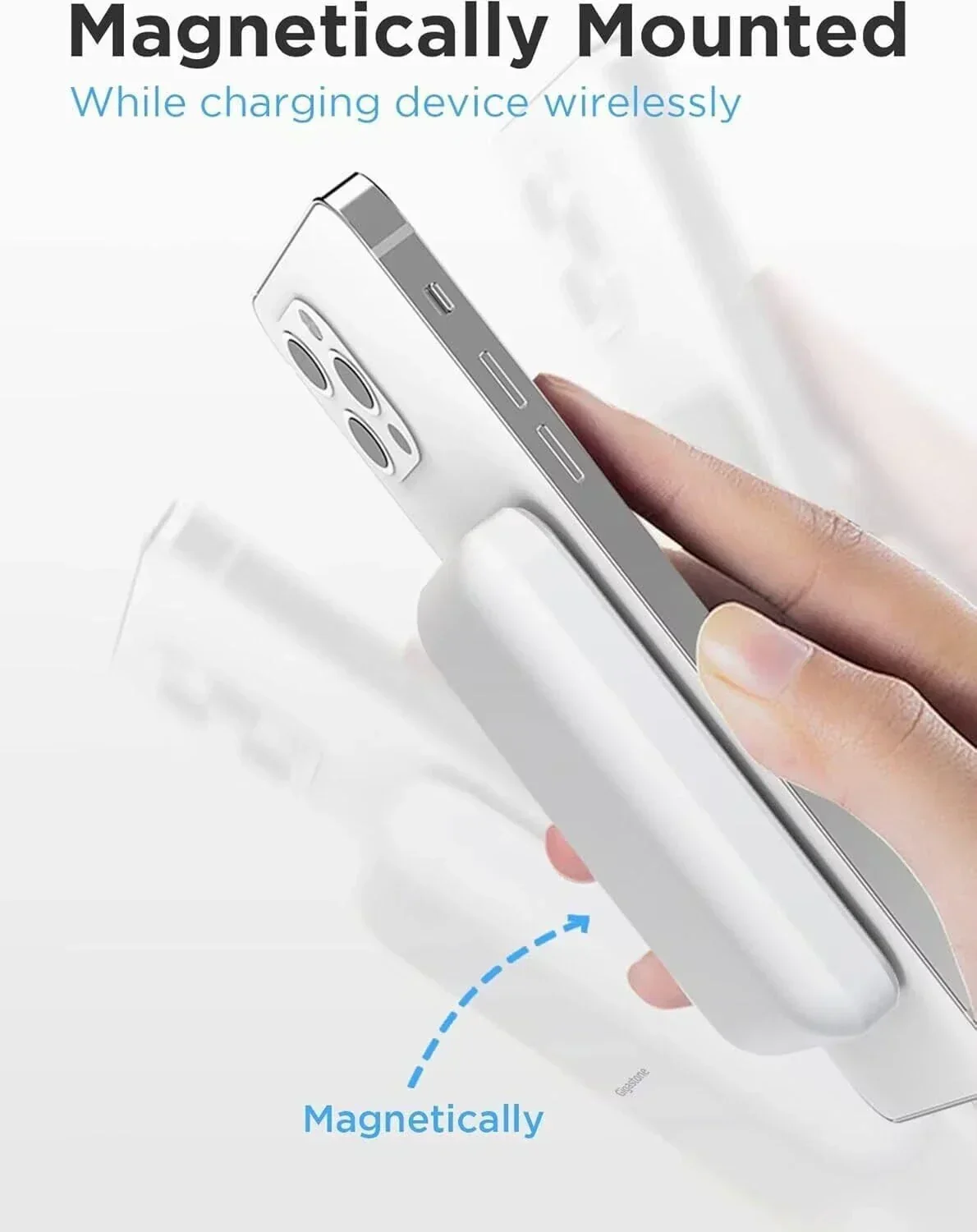 Magnetic Wireless Power Bank- Snap-On Fast Charging (10000mAh) - Image 5