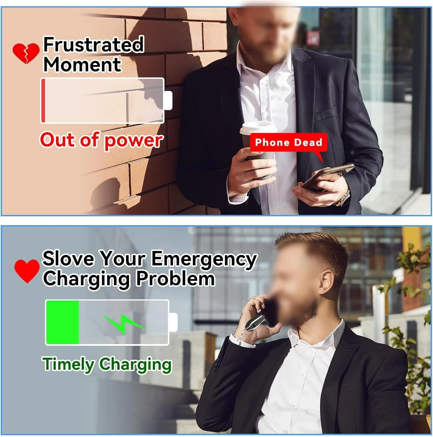 🔑⚡ Mini Keychain Power Bank 1500mAh 🔋 | Pocket-Friendly Fast Charger 📱 | Type-C & iOS Ready ✨ - Image 4