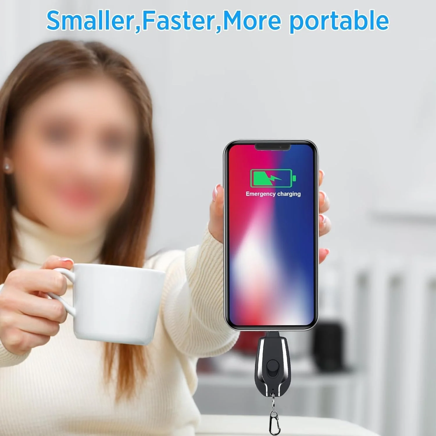 🔑⚡ Mini Keychain Power Bank 1500mAh 🔋 | Pocket-Friendly Fast Charger 📱 | Type-C & iOS Ready ✨ - Image 5