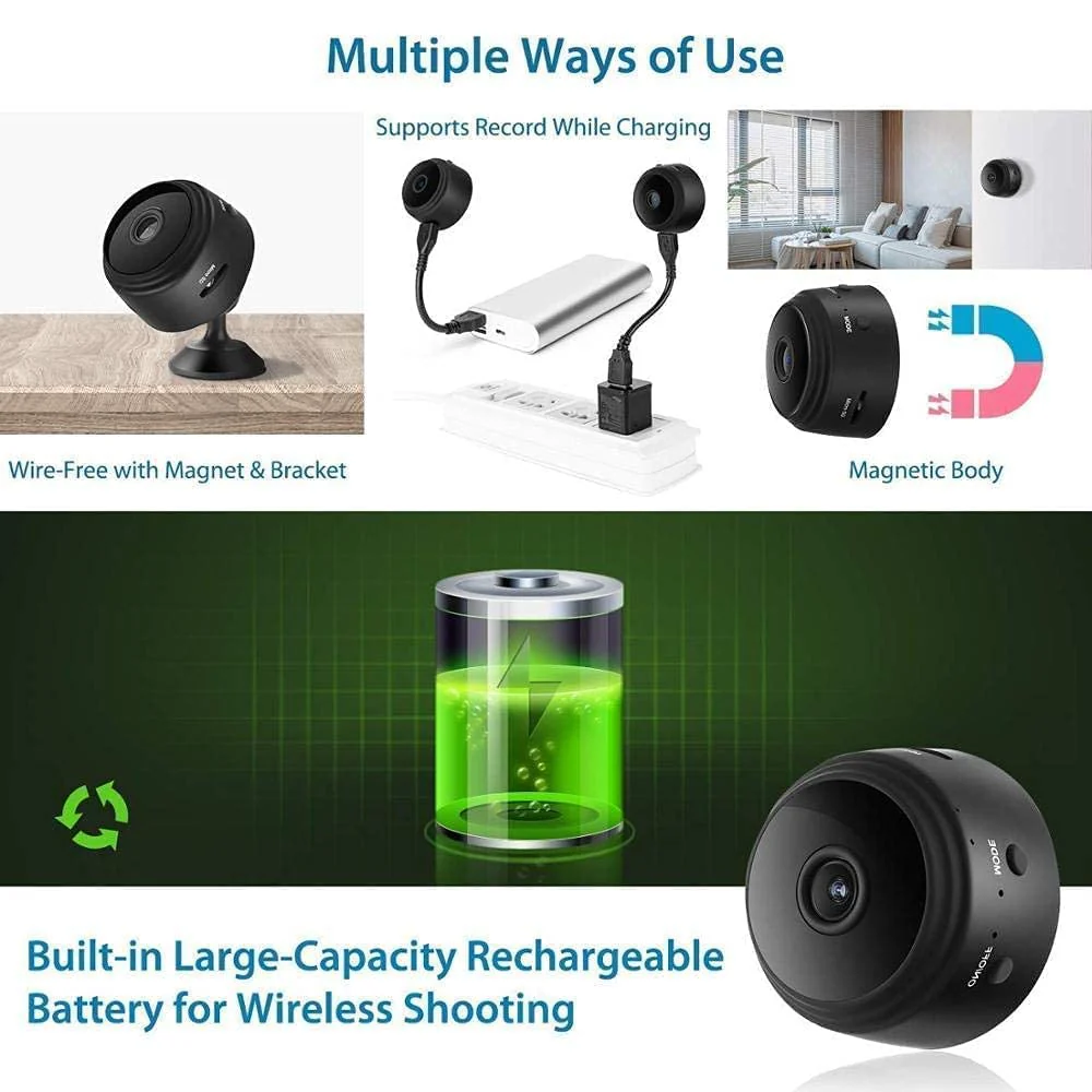 Rechargeable Wi-Fi HD CCTV Live Camera - Image 4