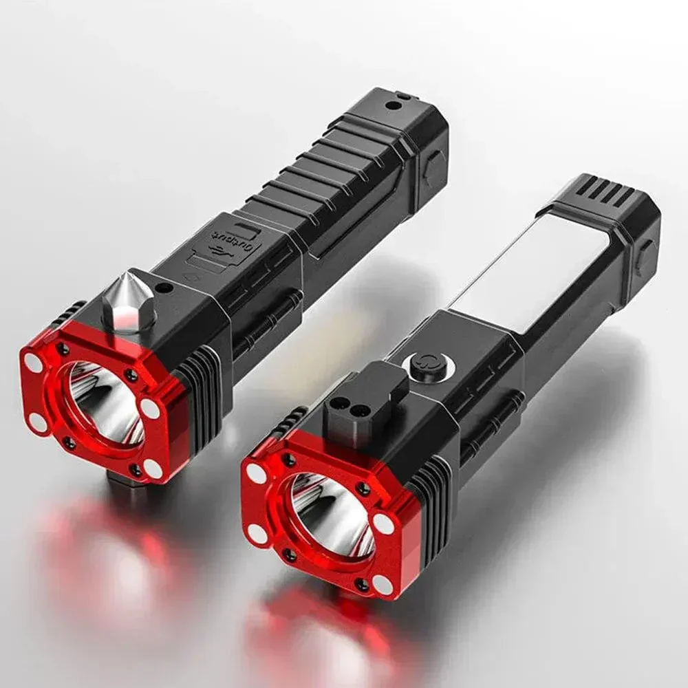 7-in-1 Emergency Multi-Tool Hammer with Built-In LED Torch - Image 6