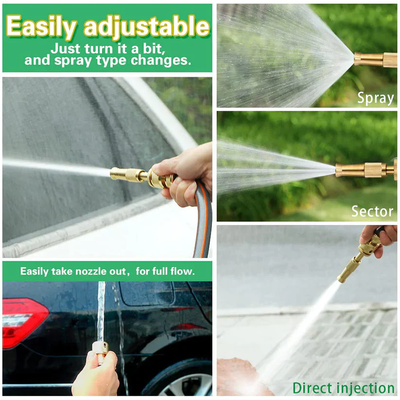 Heavy-Duty Brass Water Spray Nozzle Attachment - Image 7