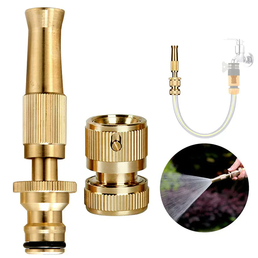 Heavy-Duty Brass Water Spray Nozzle Attachment - Image 8
