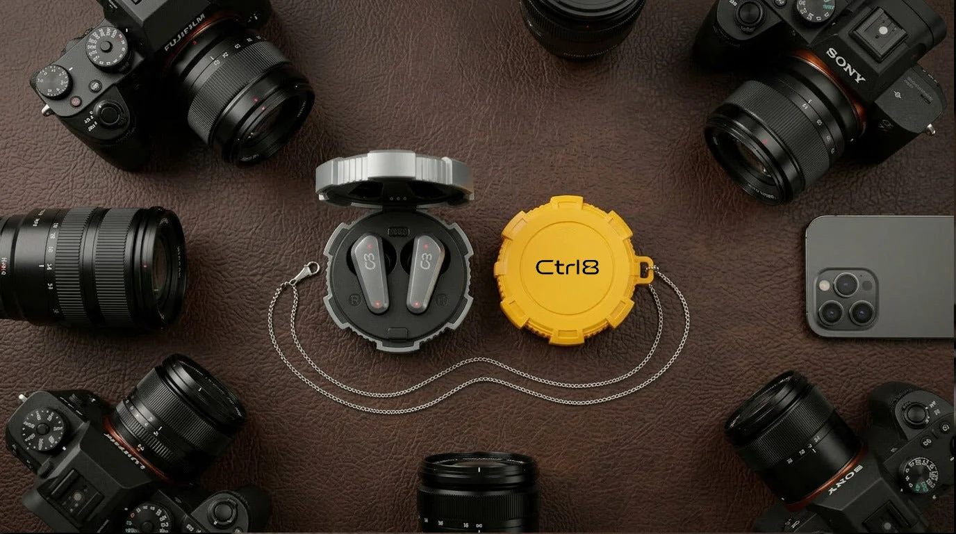 Ctrl8 Wireless Earbuds Semi-in-ear Design TWS Earphones with Stereo Sound Ultra-Low Latency & Colorful Ambient Lights - Image 5