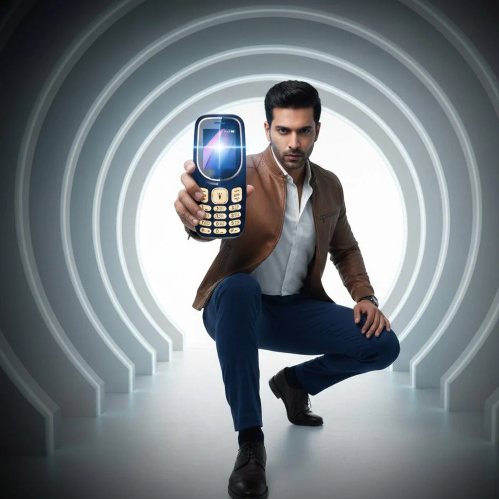 Dual SIM Keypad Mobile Phone with 1100mAh Battery, FM & Torch - Image 2