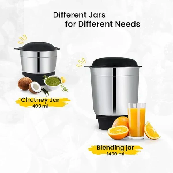 Hybrid Powered Nutrimix With Mixer Grinder Jars - Image 2