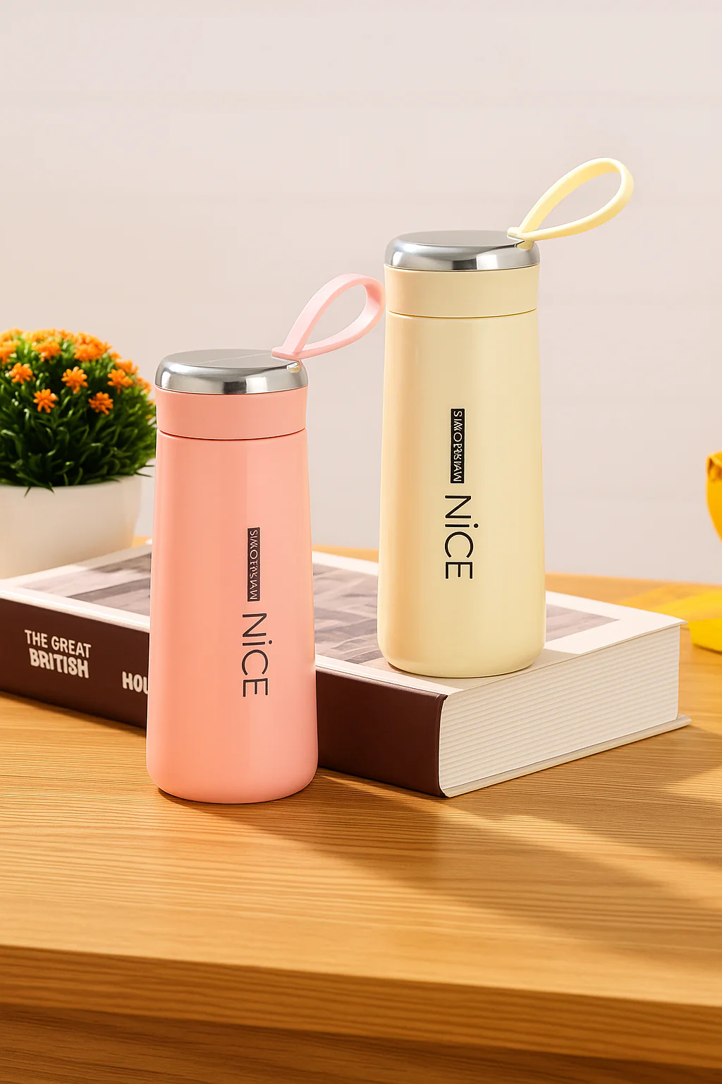 Leak-Proof Glass Water Bottle with Protective Silicone Sleeve - Image 7