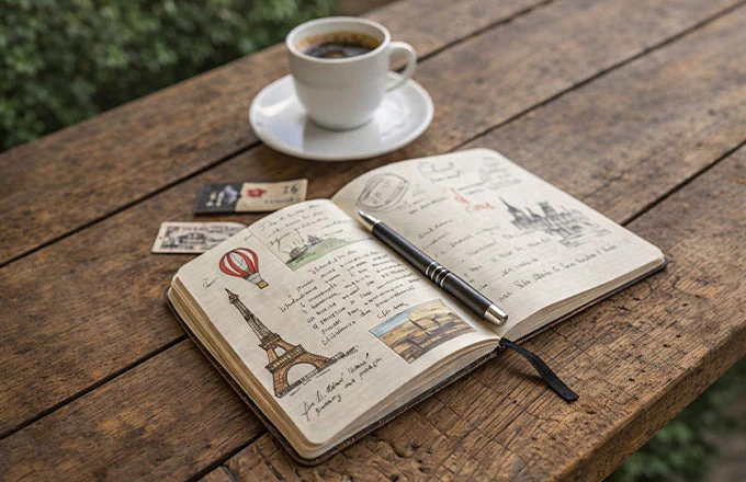Compact Premium Notebook- Travel-Friendly Everyday Organizer - Image 6