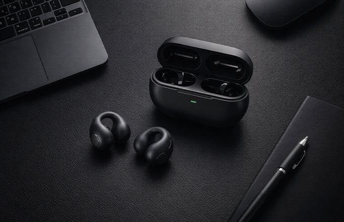 T75 Open-Ear Clip-On Bluetooth Earbuds with Secure Fit Design - Image 7