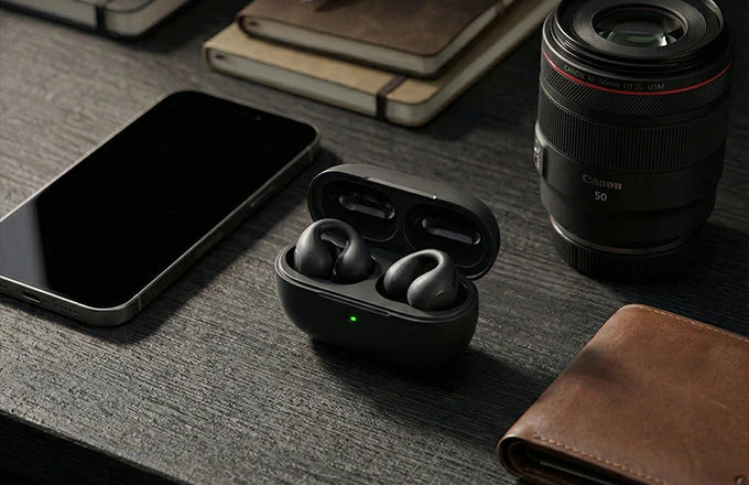 T75 Open-Ear Clip-On Bluetooth Earbuds with Secure Fit Design - Image 8