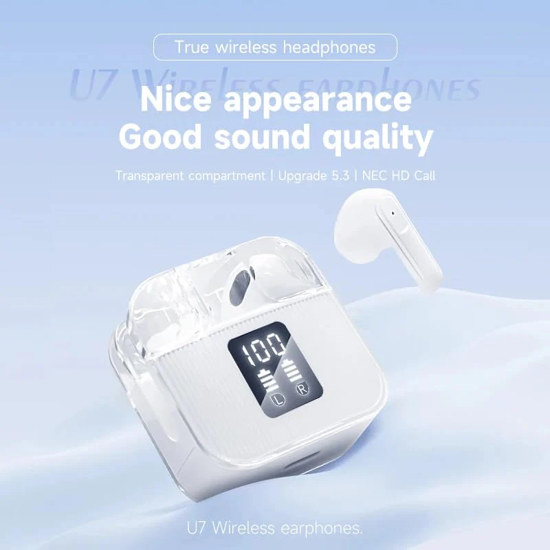 U7 Ultra Stereo Wireless Earbuds with Crystal Clear Audio - Image 4