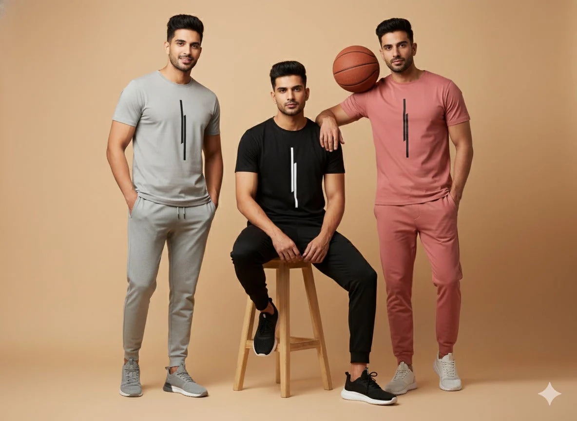 Men’s Round Neck Graphic Printed T-Shirts Combo Pack of 3 - Image 2