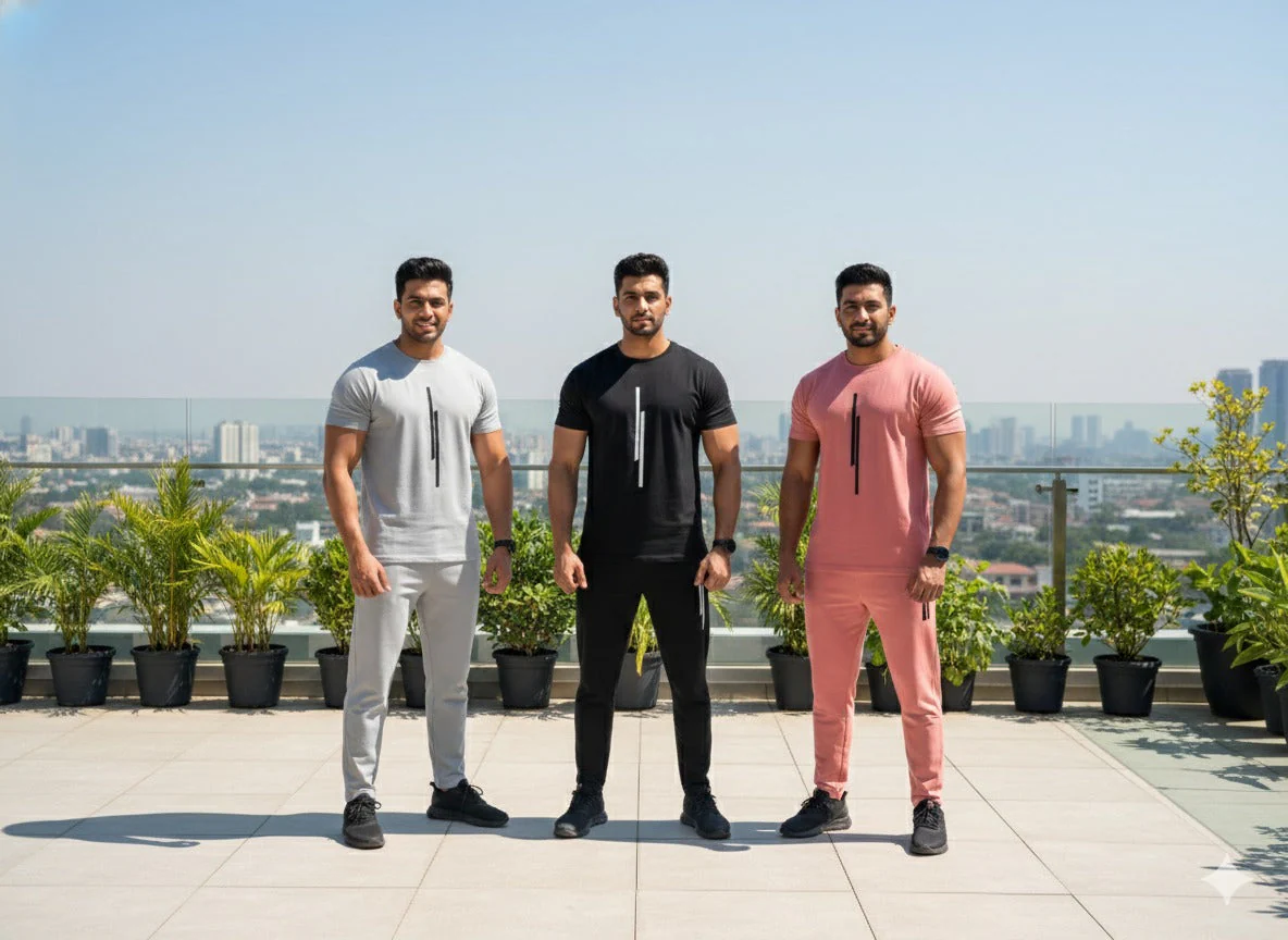 Men’s Round Neck Graphic Printed T-Shirts Combo Pack of 3 - Image 4